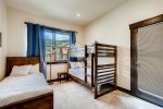 Fourth bedroom - perfect for children with twin bed and twin bunk beds